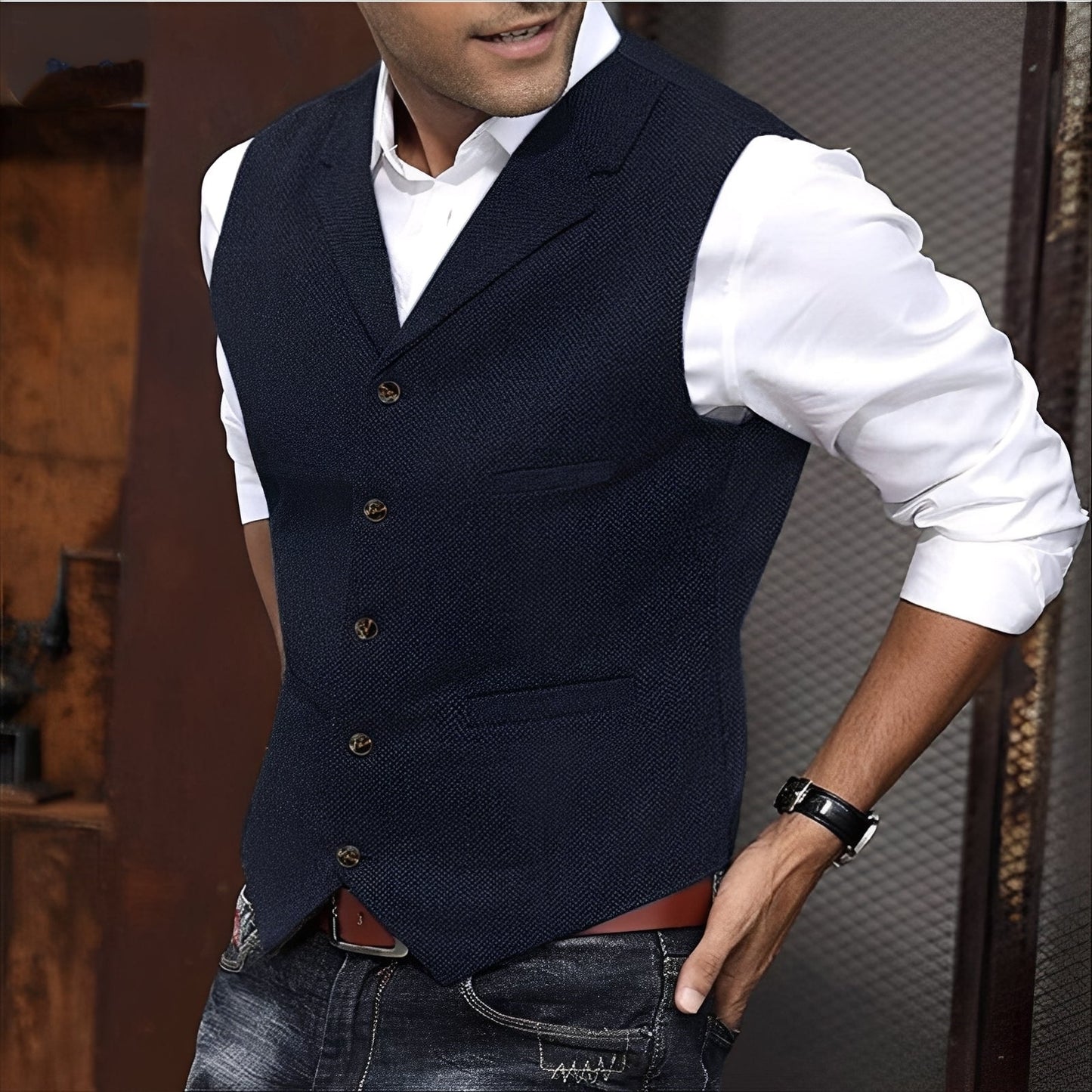 Dominick - Elegante gilet casual per uomo