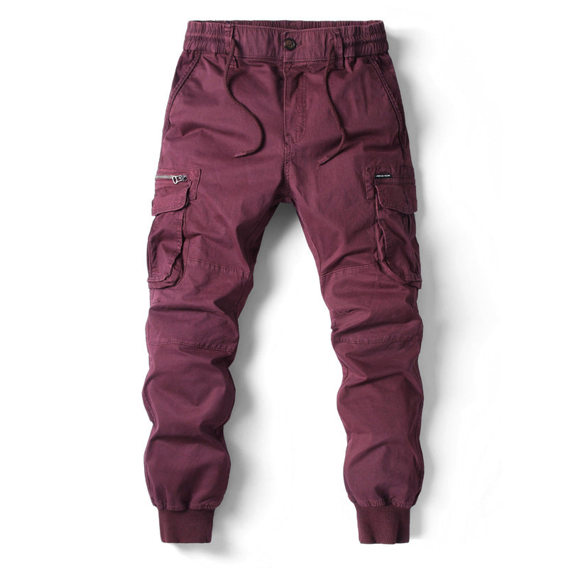 Trevor - Pantaloni cargo da uomo casual con molte tasche