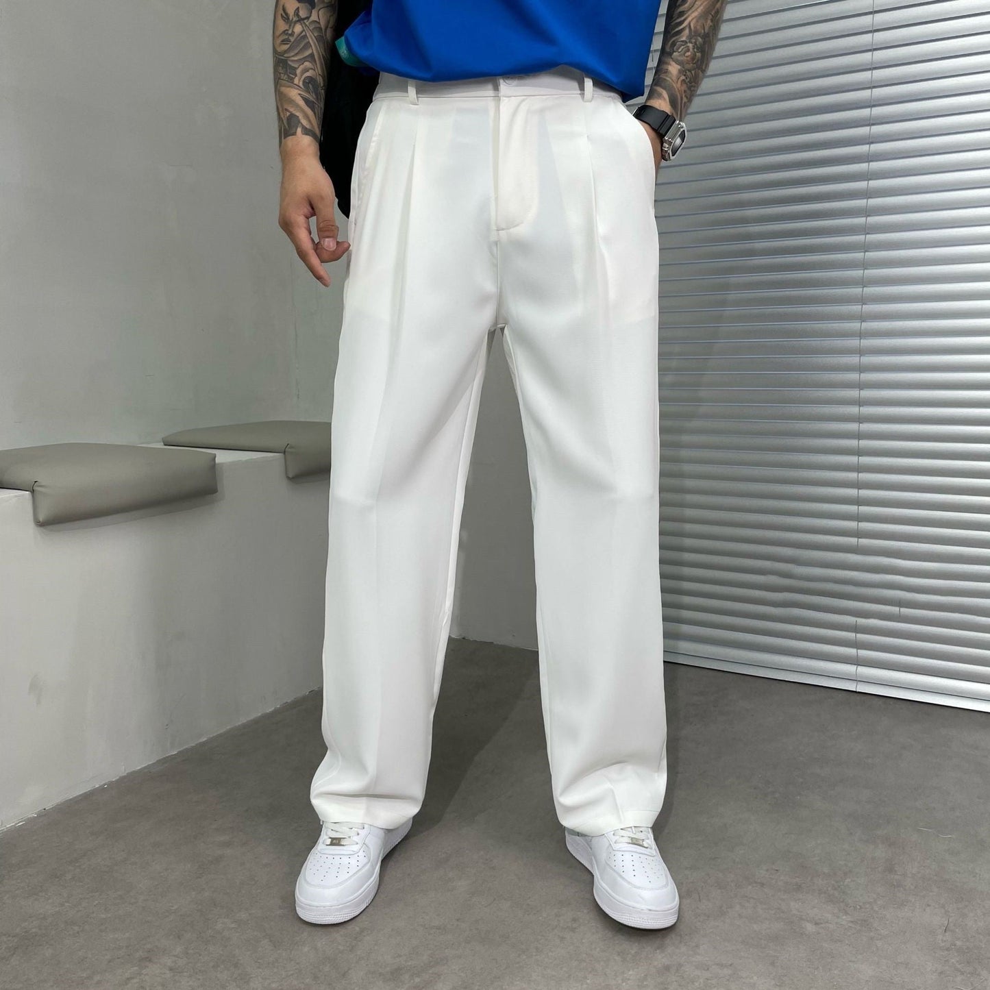 Jones - Pantaloni da uomo comodi e casual