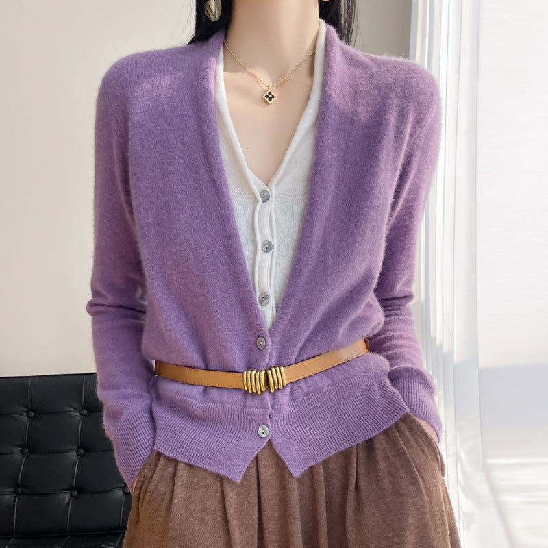 Jayleen - Maglione casual con bottoni per donne