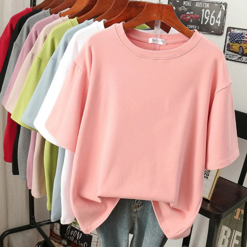 Arabella - T-shirt in cotone largo per donne