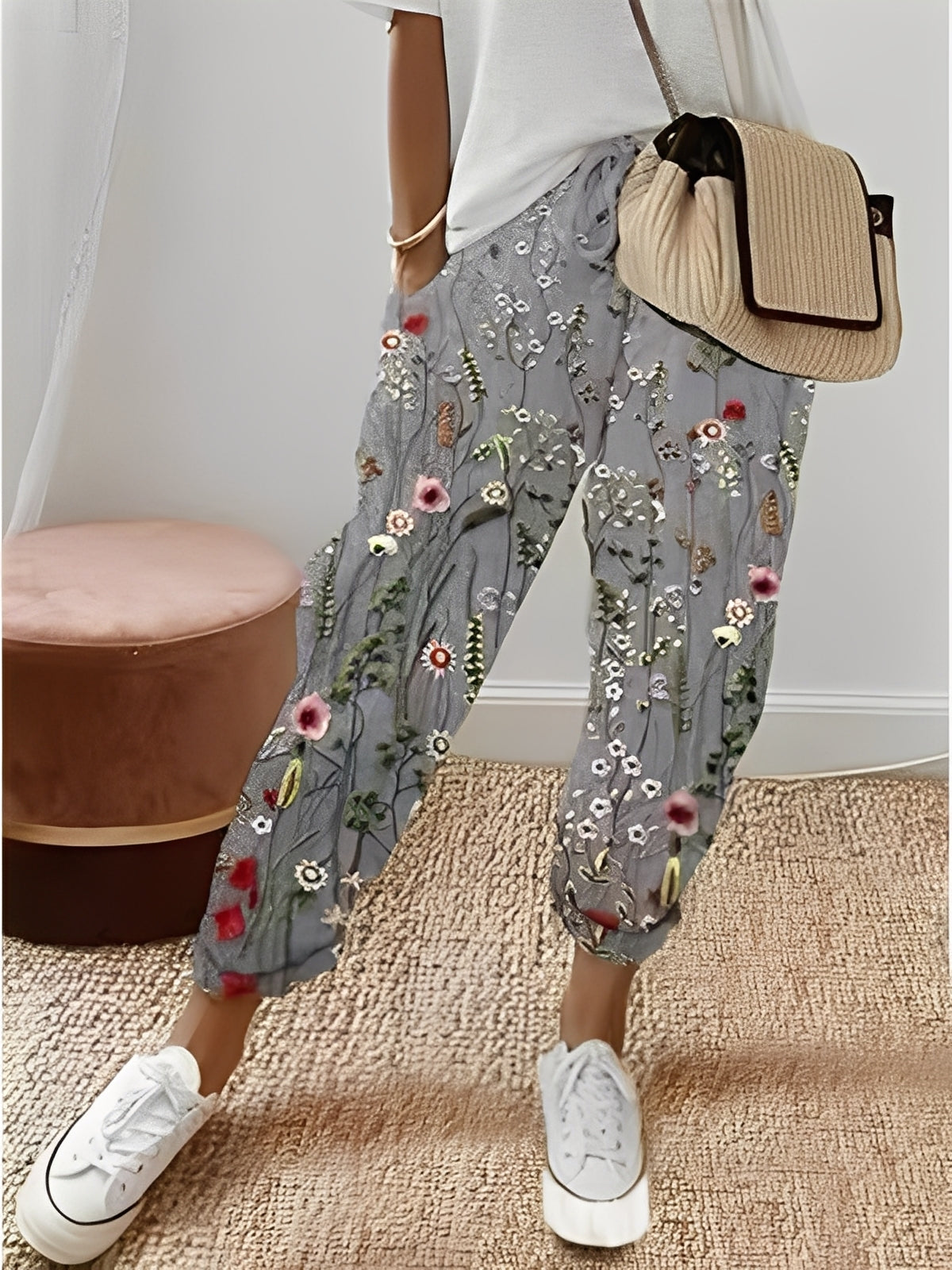 Amélia - Pantalone da donna elegante in cotone