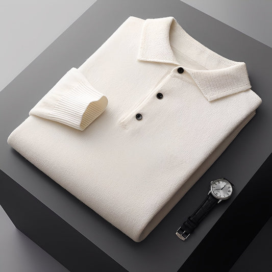 Romilly - Polo Elegante in Cashmere per Uomo