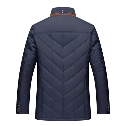 Rodney – Giacca trapuntata elegante con bottoni per uomo