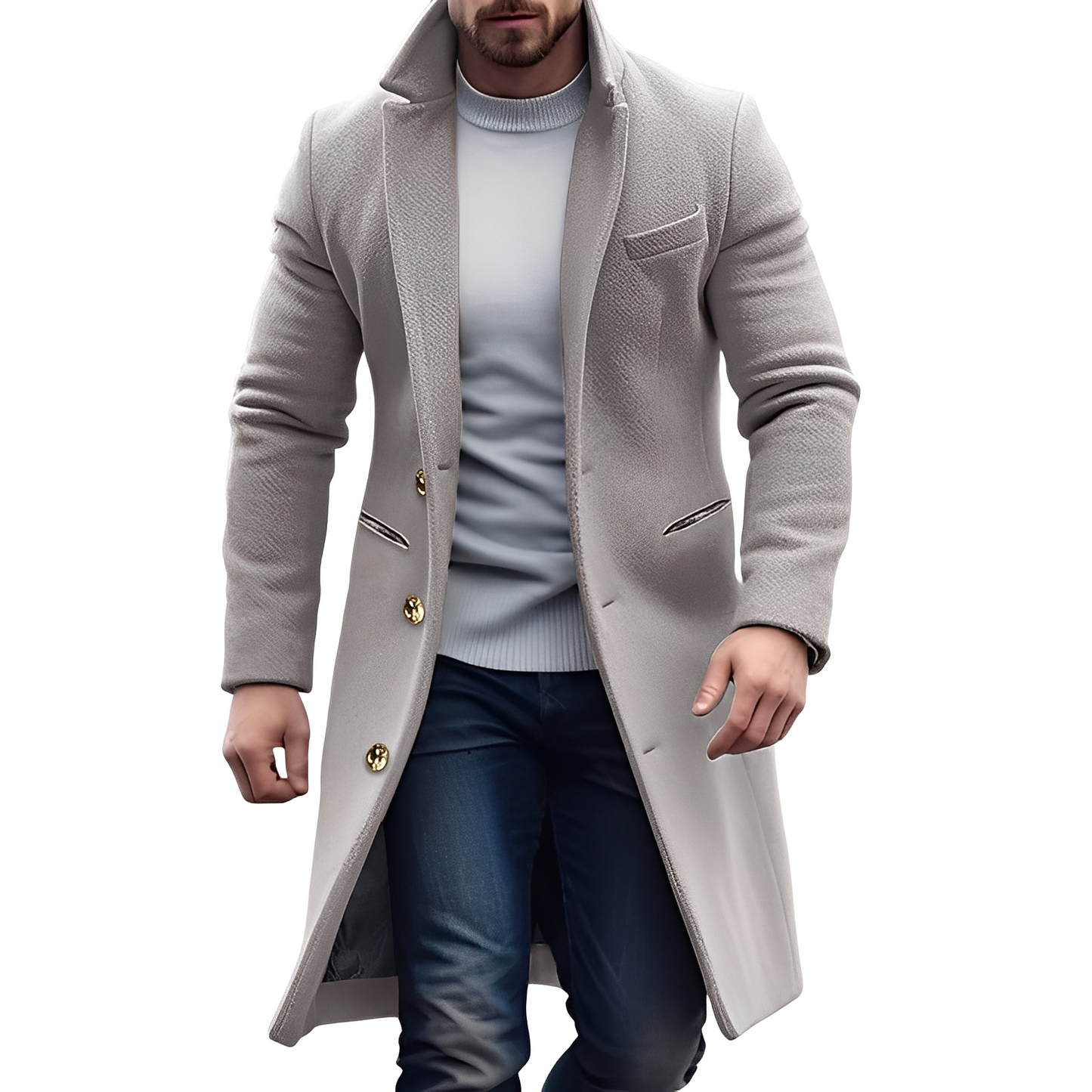 Reilly - Elegante Cappotto da Uomo in Lana