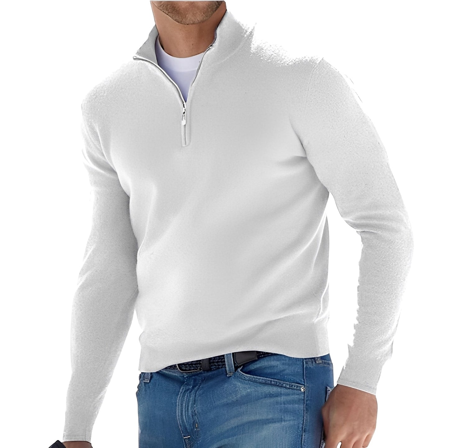 Rufus - Giacca con zip e collo alto per uomo
