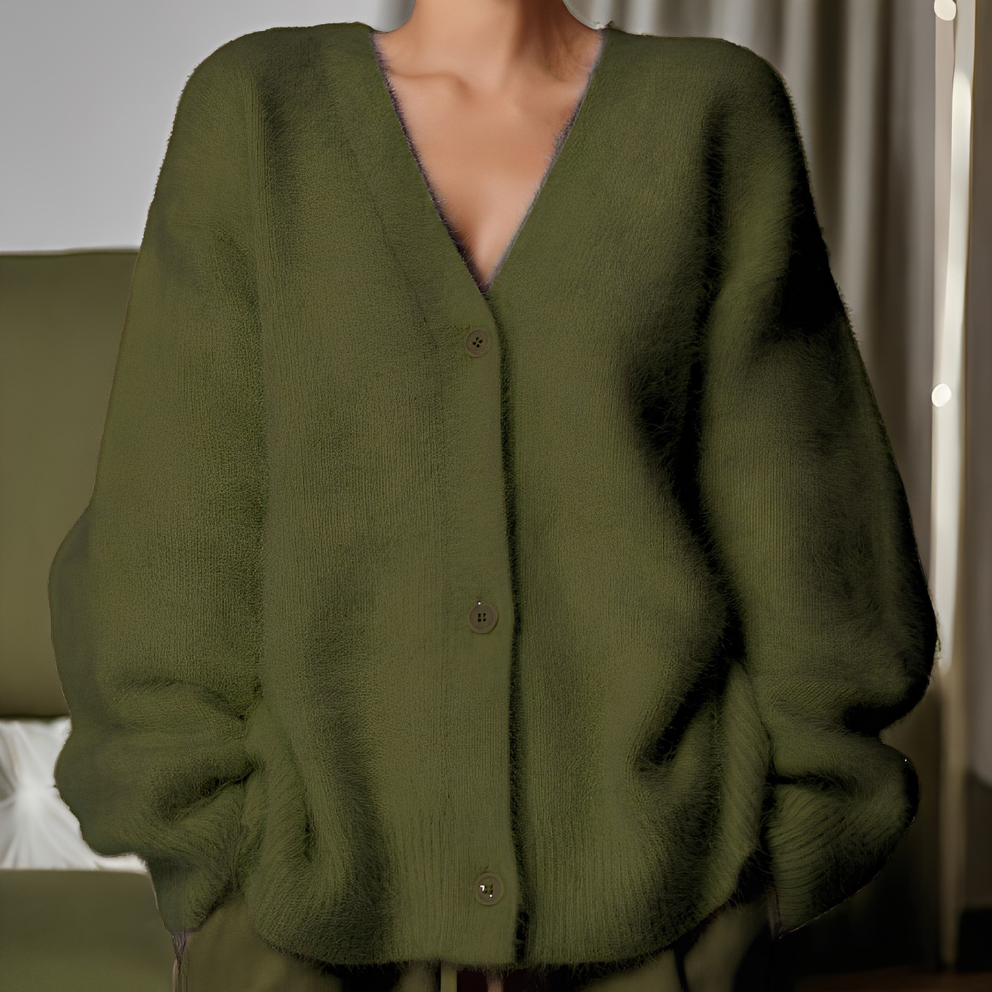 Emberly - Maglione da donna in cashmere confortevole e casual