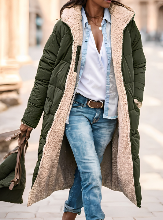 Hazel - Caldo, parka imbottito per donne
