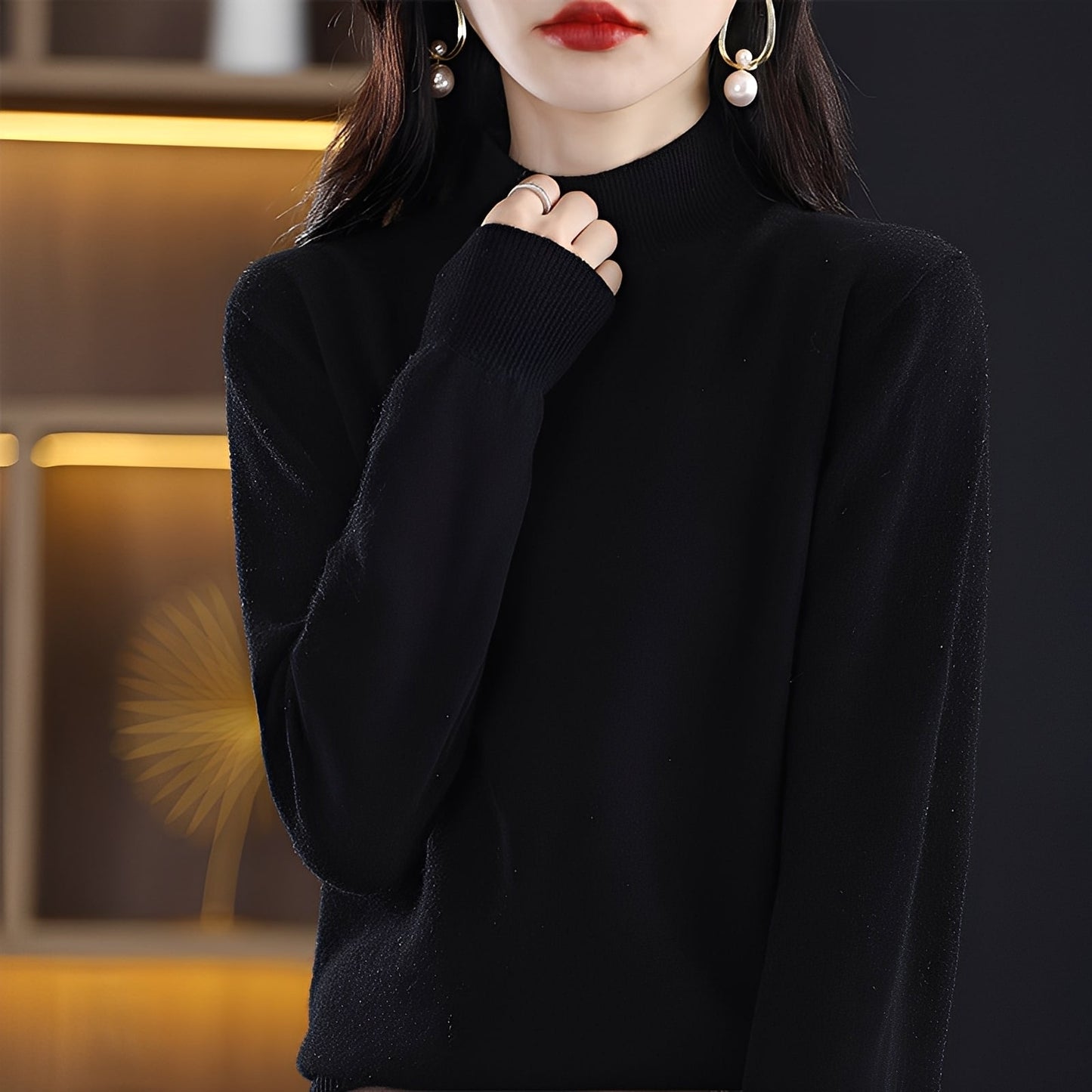 Natille - Maglione casual in lana e cashmere per donne