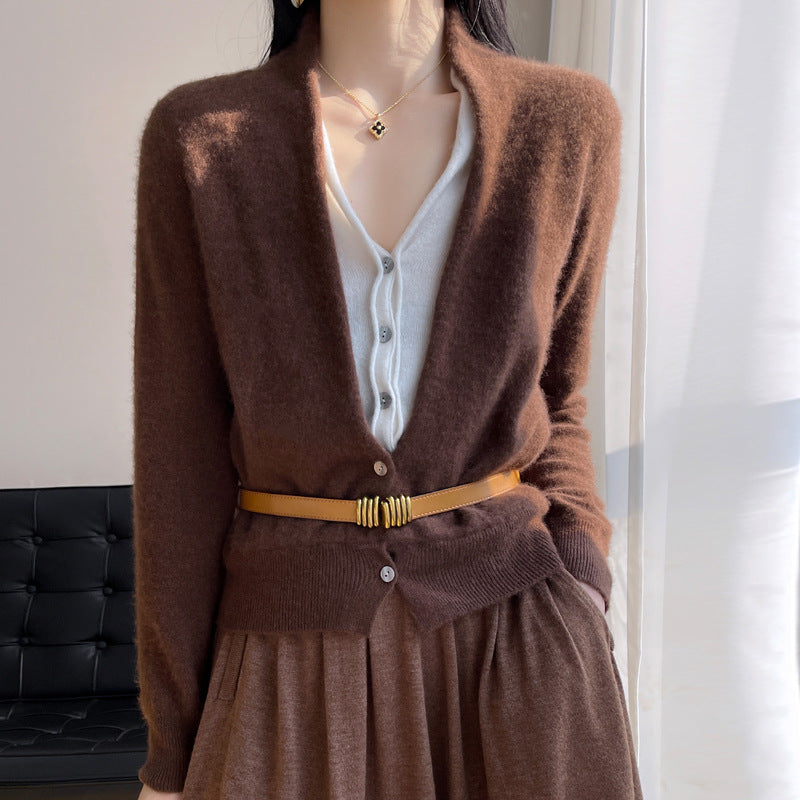 Jayleen - Maglione casual con bottoni per donne
