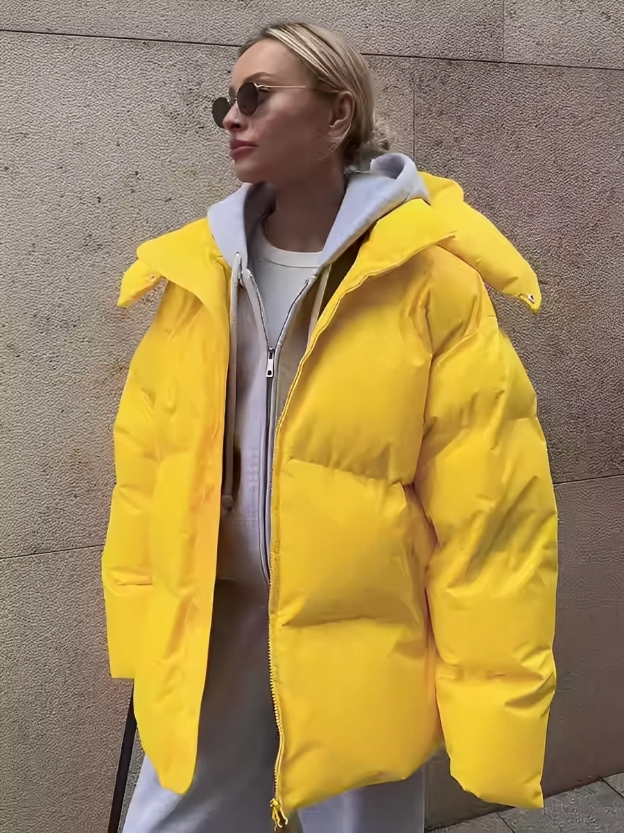 Loreen - Calda, imbottita, giacca comoda per donne