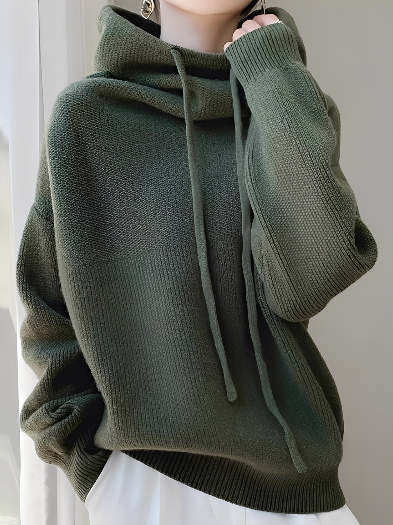 Mercia - Felpa con Cappuccio Moderna per Donne