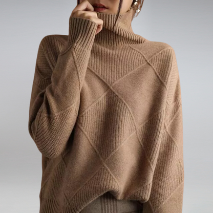 Camille – Maglione dolcevita in cashmere per donne