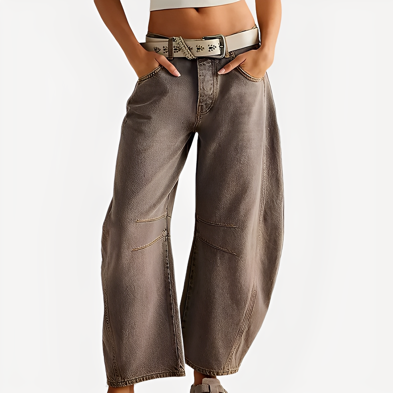 Celestine - Donne Jeans classici a gamba larga