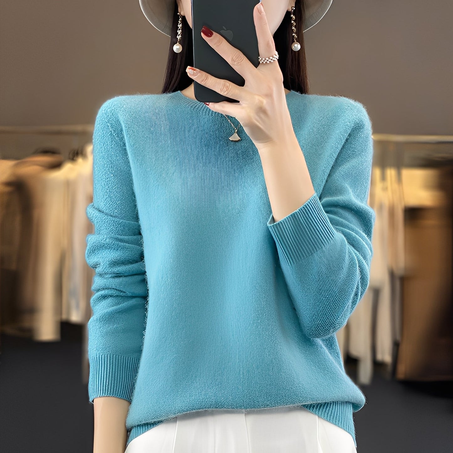 Cheyanne - Maglione elegante in cashmere per donna