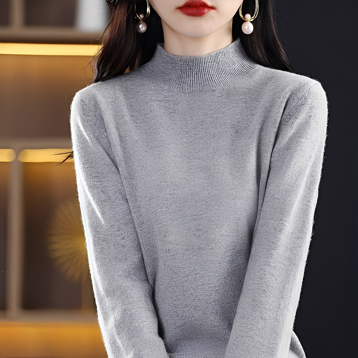 Natille - Maglione casual in lana e cashmere per donne