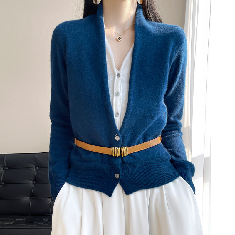 Jayleen - Maglione casual con bottoni per donne