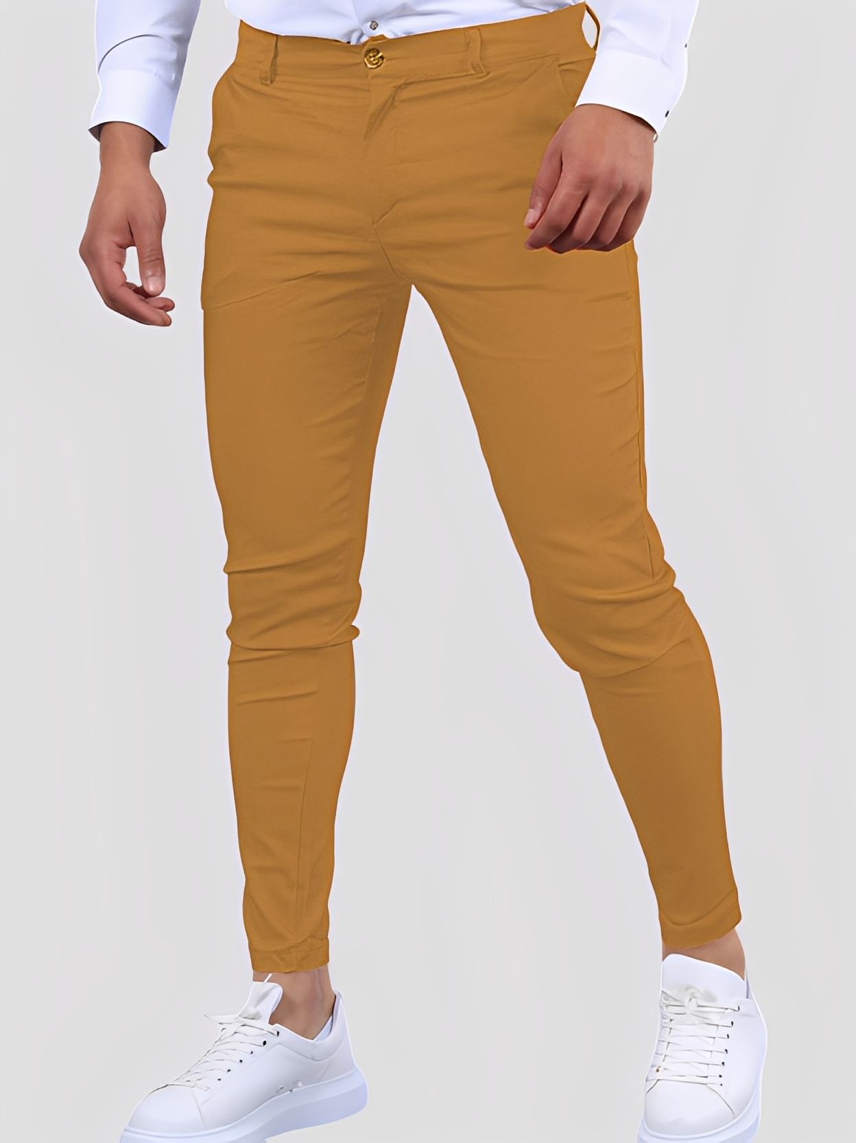 Shelton - Pantaloni aderenti stretch casual da uomo