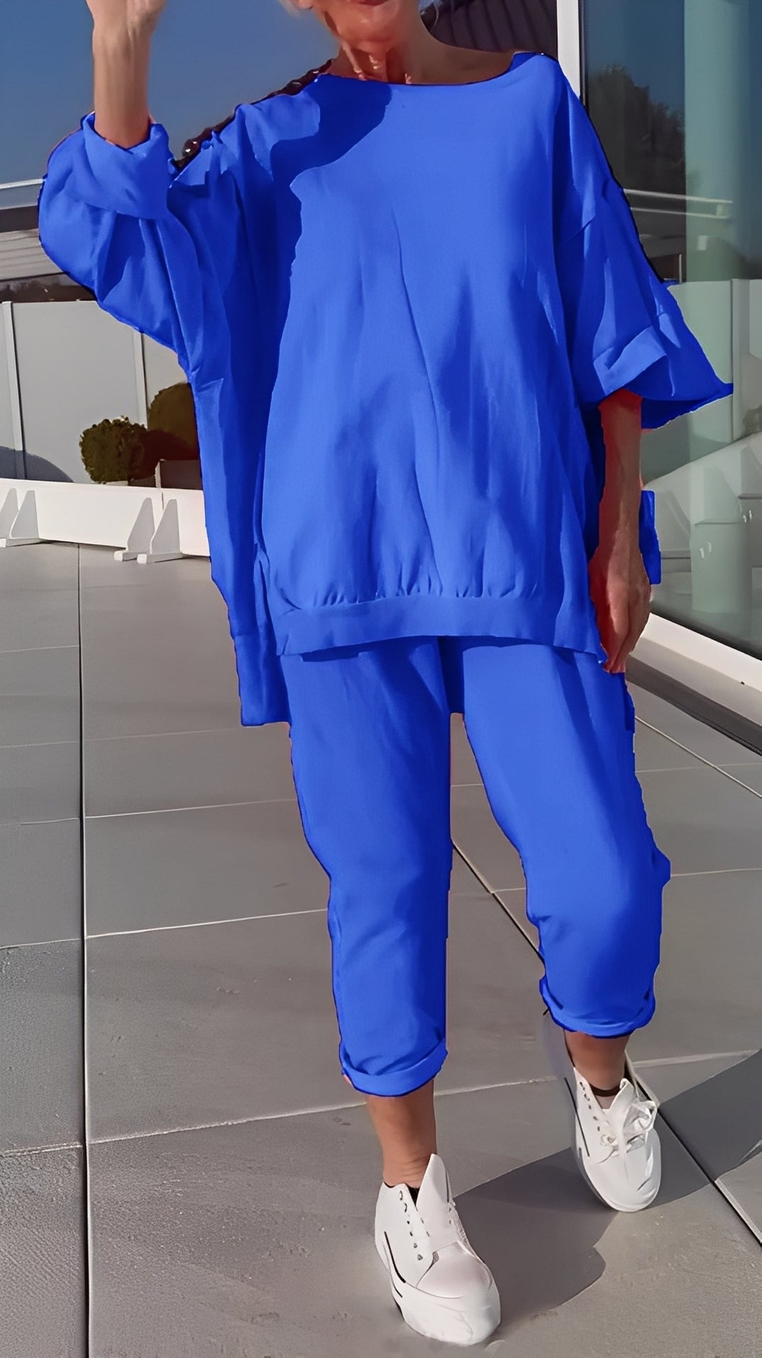 Eleanore - Completo casual con maglia morbida e pantaloni per donne