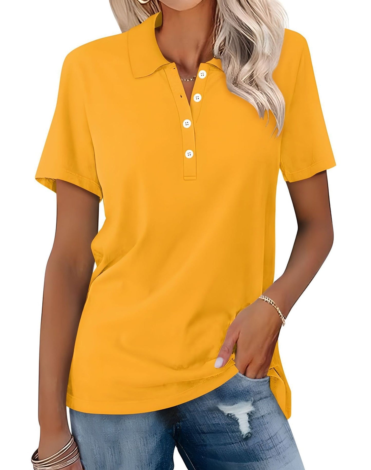 Stella - Polo casual aderente per donne