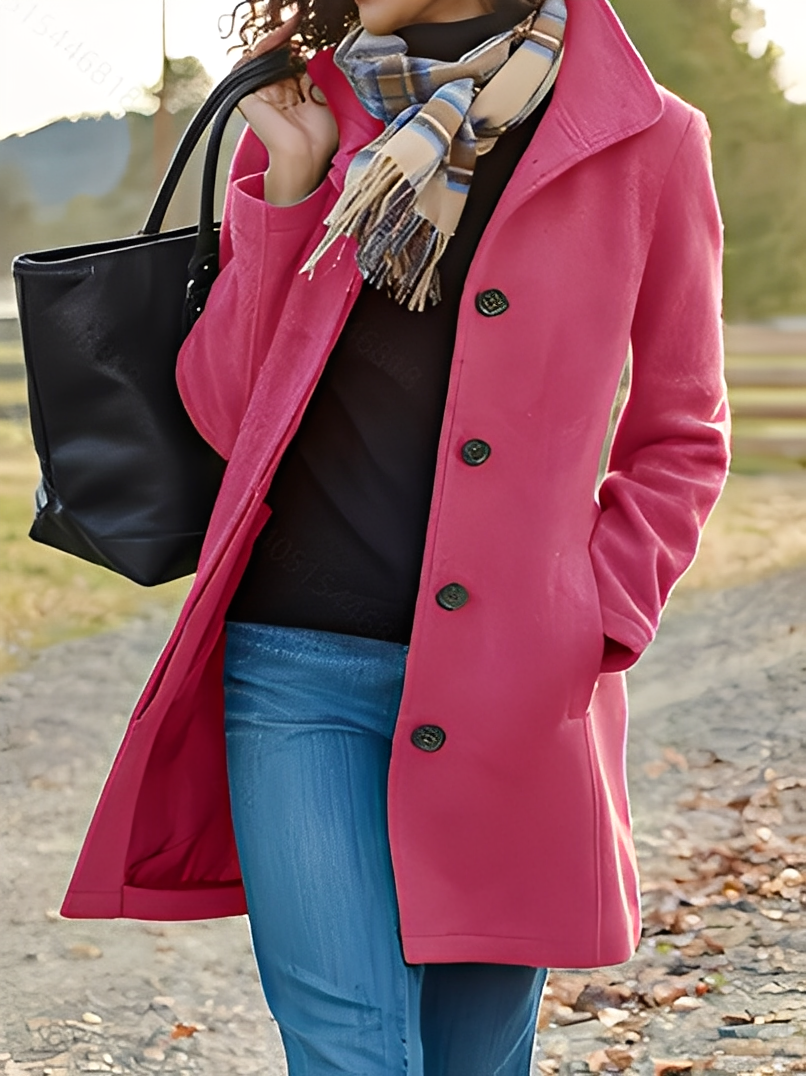 Jaclyn - Cappotto tweed moderno e versatile per donne