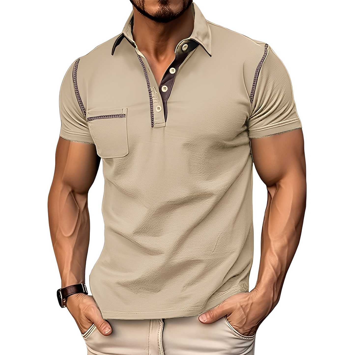 Brandon - Polo elegante e comoda per uomo
