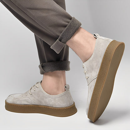 Riordan - Eleganti scarpe da ginnastica in pelle scamosciata per uomo