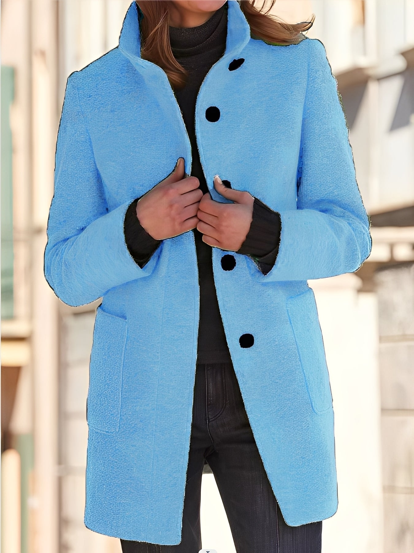 Michele - Cappotto di lana resistente al vento per donne