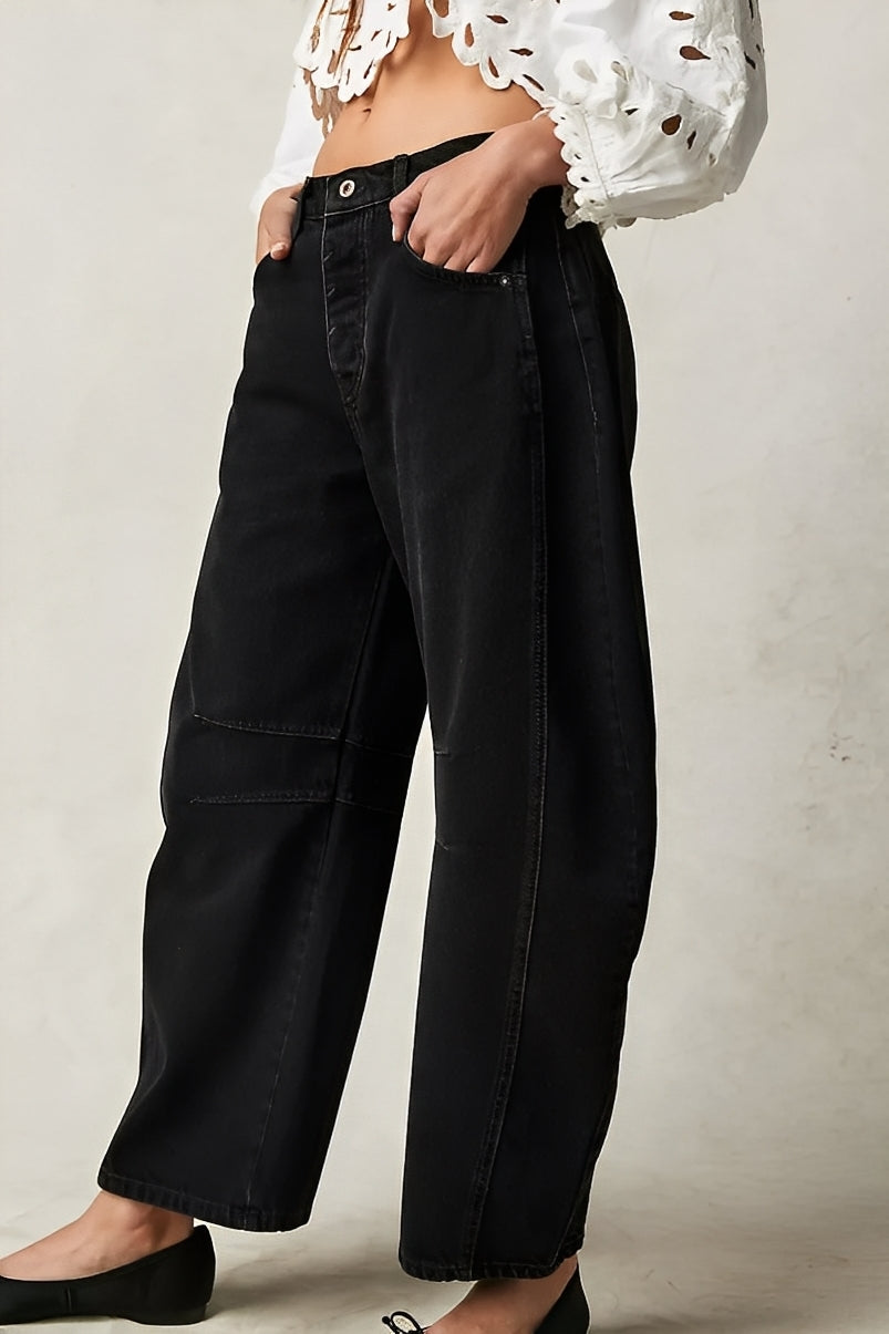 Jocelyn - Jeans larghi casual per donne