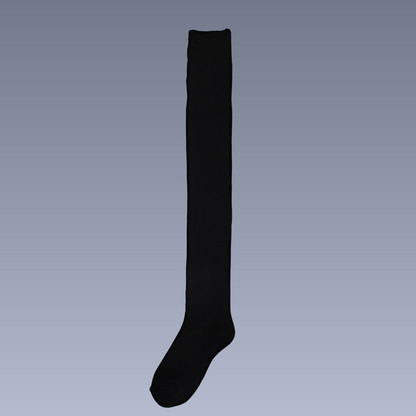 Shirlee - Calze sopra il ginocchio spesse, calde e raffinate