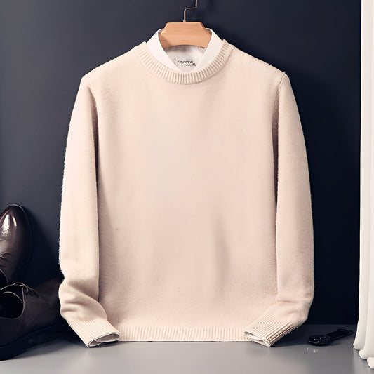 Inigo - Maglione moderno in cashmere dal taglio morbido per uomo