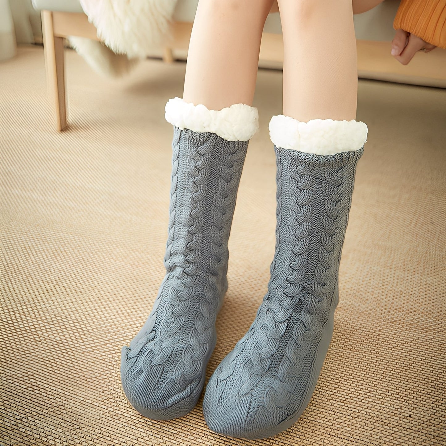 Jessica - Calze invernali soffici e calde per donne e uomini