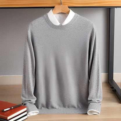 Inigo - Maglione moderno in cashmere dal taglio morbido per uomo