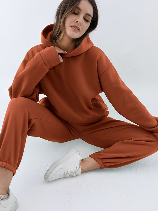 Jasmine - Completo da jogging comodo con cappuccio per donne