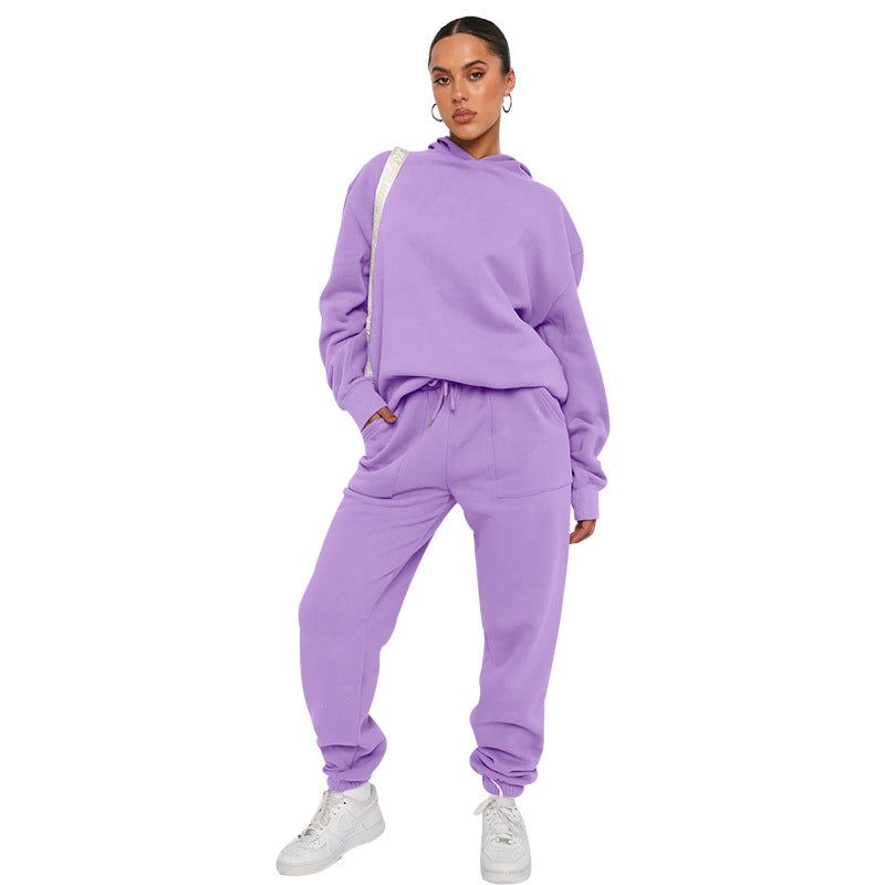 Minerva - Completo casual con cappuccio per donne