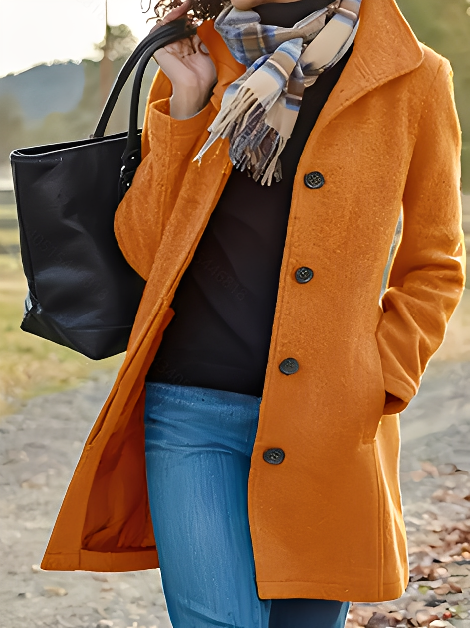 Jaclyn - Cappotto tweed moderno e versatile per donne