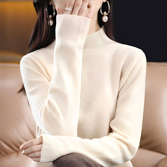Natille - Maglione casual in lana e cashmere per donne