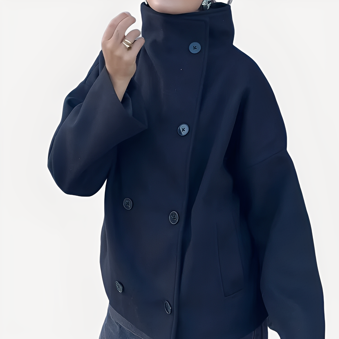 Carolyn - Giacca elegante in lana monopetto per donne