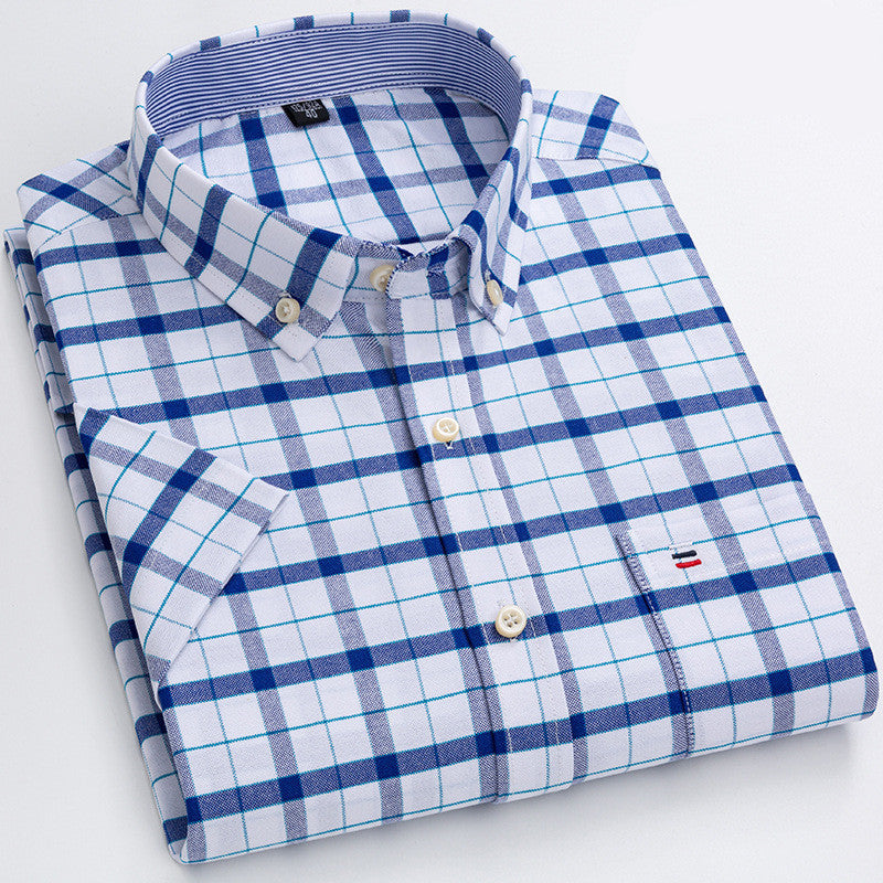 Desmond - Camicia leggera e informale con tasca sul petto per uomo