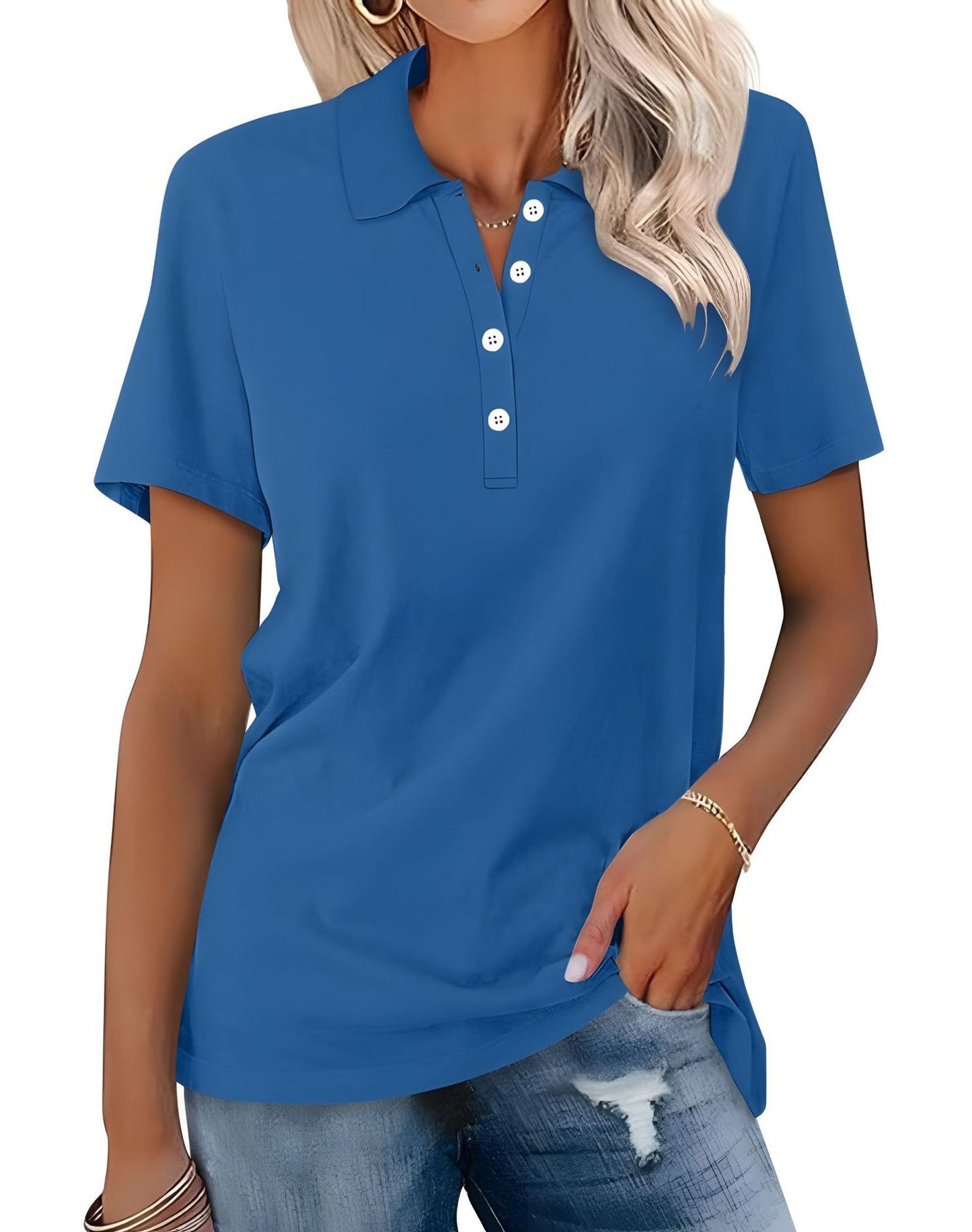 Stella - Polo casual aderente per donne