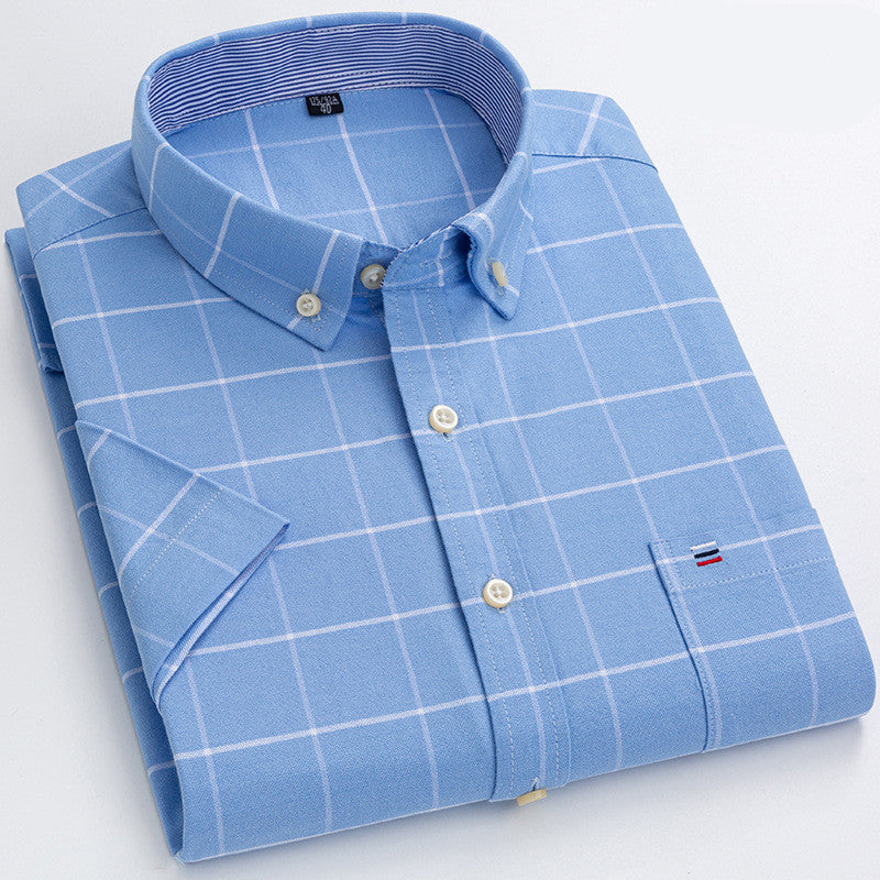 Desmond - Camicia leggera e informale con tasca sul petto per uomo