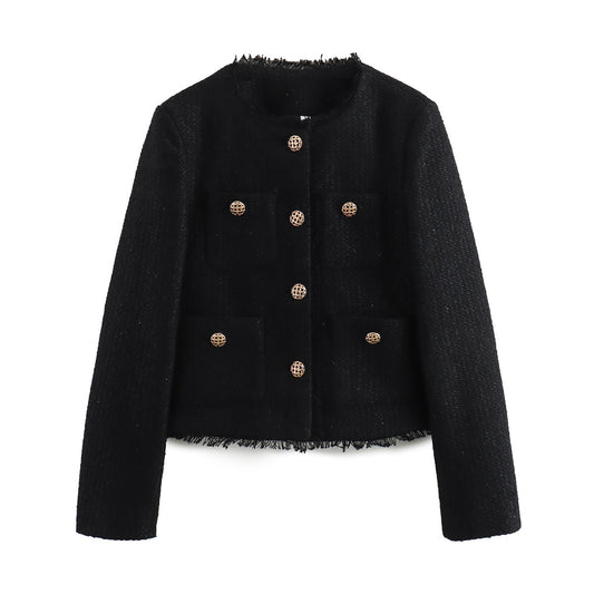 Rhian - Cappotto Corto in Lana per Ogni Occasione