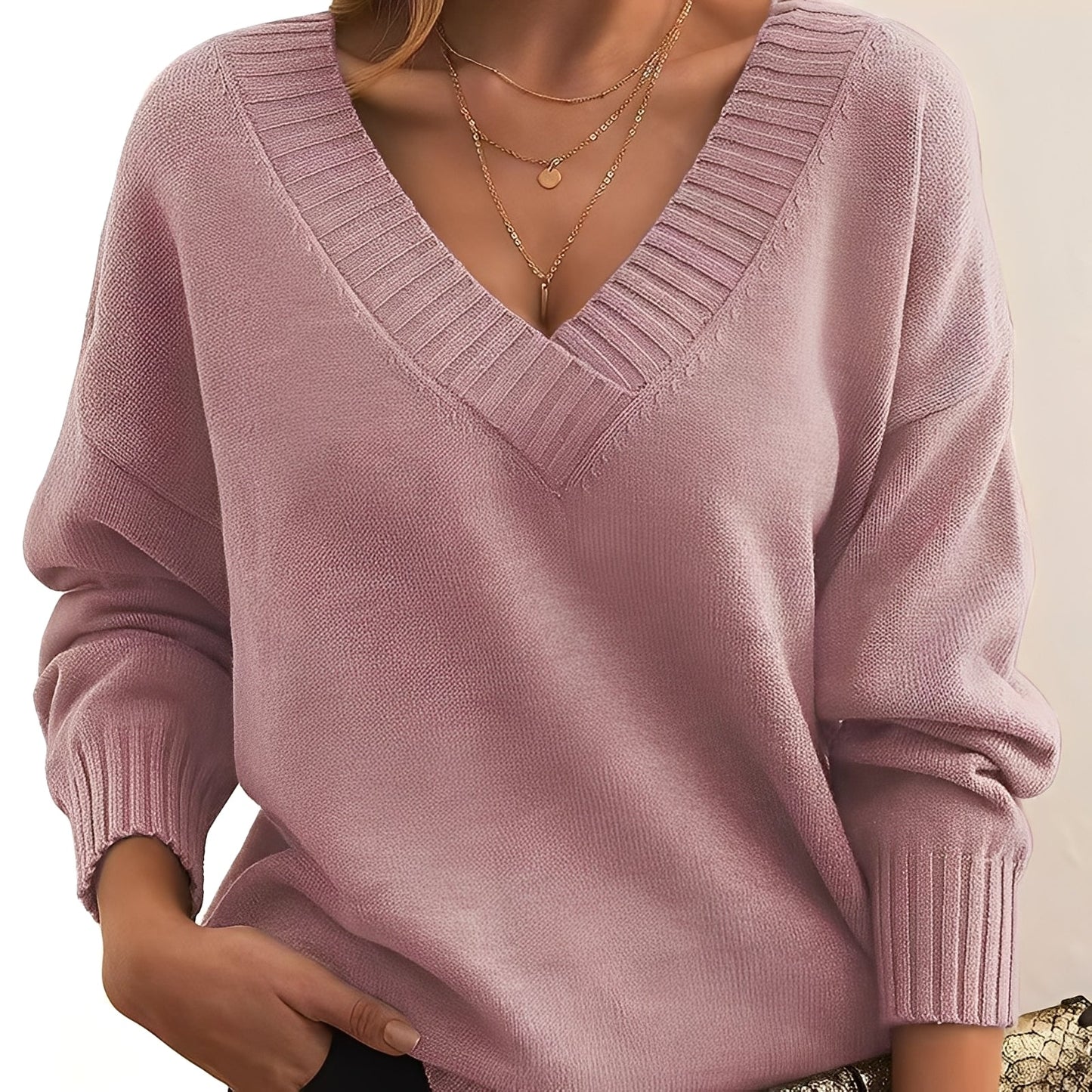 Merideth - Maglione semplice e versatile per donne