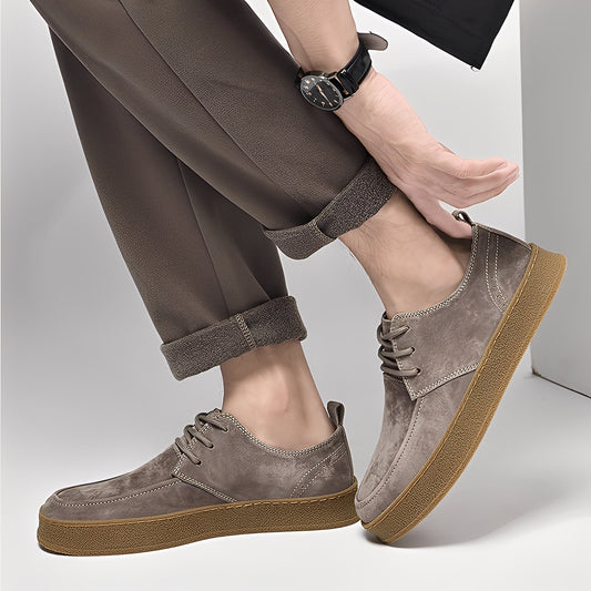 Riordan - Eleganti scarpe da ginnastica in pelle scamosciata per uomo