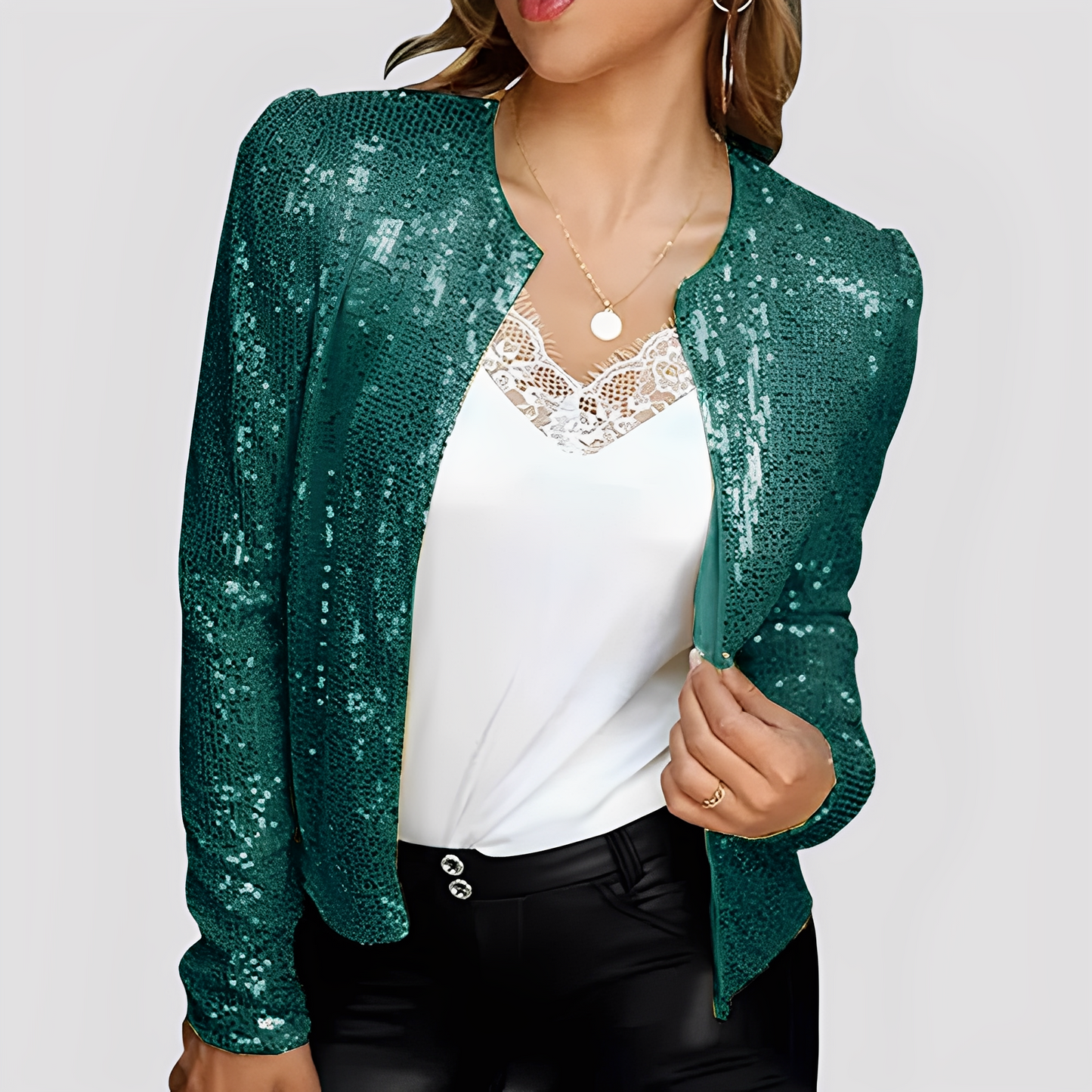 Shannen - Blazer Elegante con Lustrini per Donne