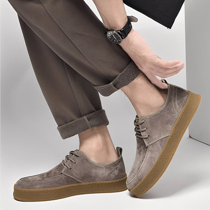 Sylvan - Scarpe eleganti piatte in camoscio da uomo