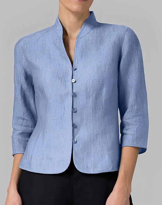 Lolicia - Maglia casual con maniche tre quarti da donna