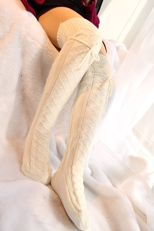 Rozanne - Calze overknee eleganti e calde per donne