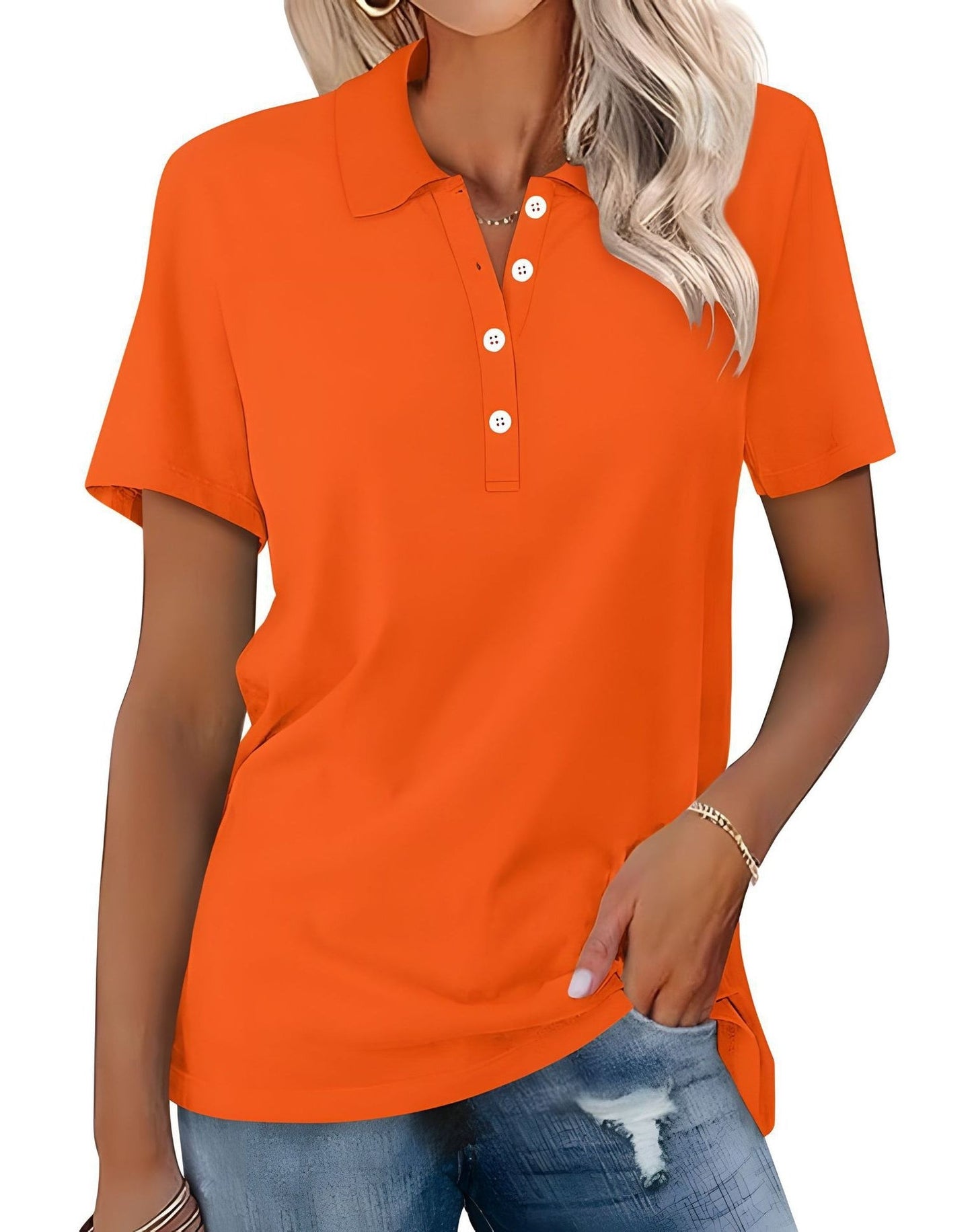 Stella - Polo casual aderente per donne