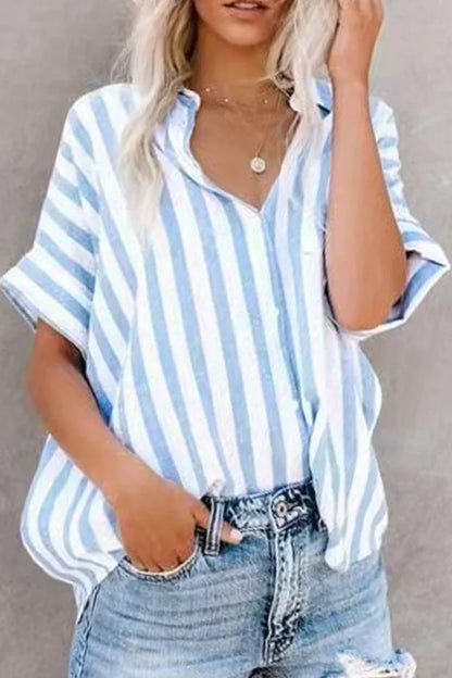 Novie - Top a Strisce Patchwork Vibranti